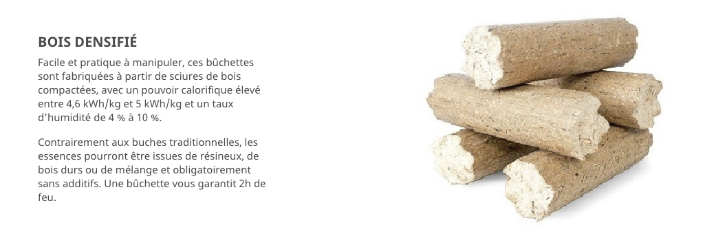 bois densifier Solfa 